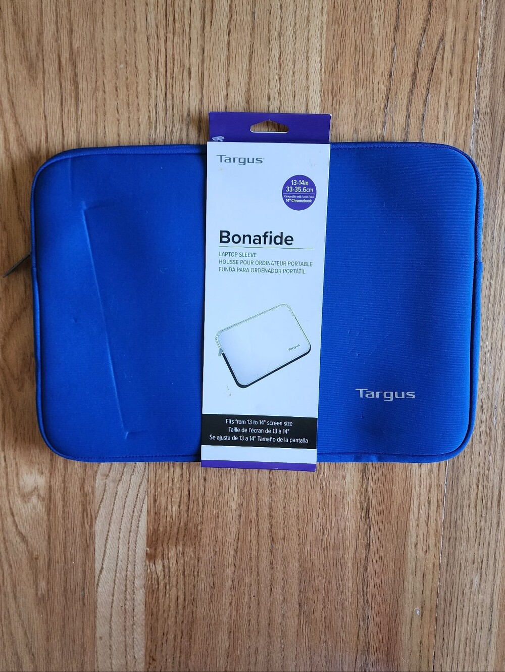 NWT Targus Blue Zipper Closure 14" Laptop Sleeve Case